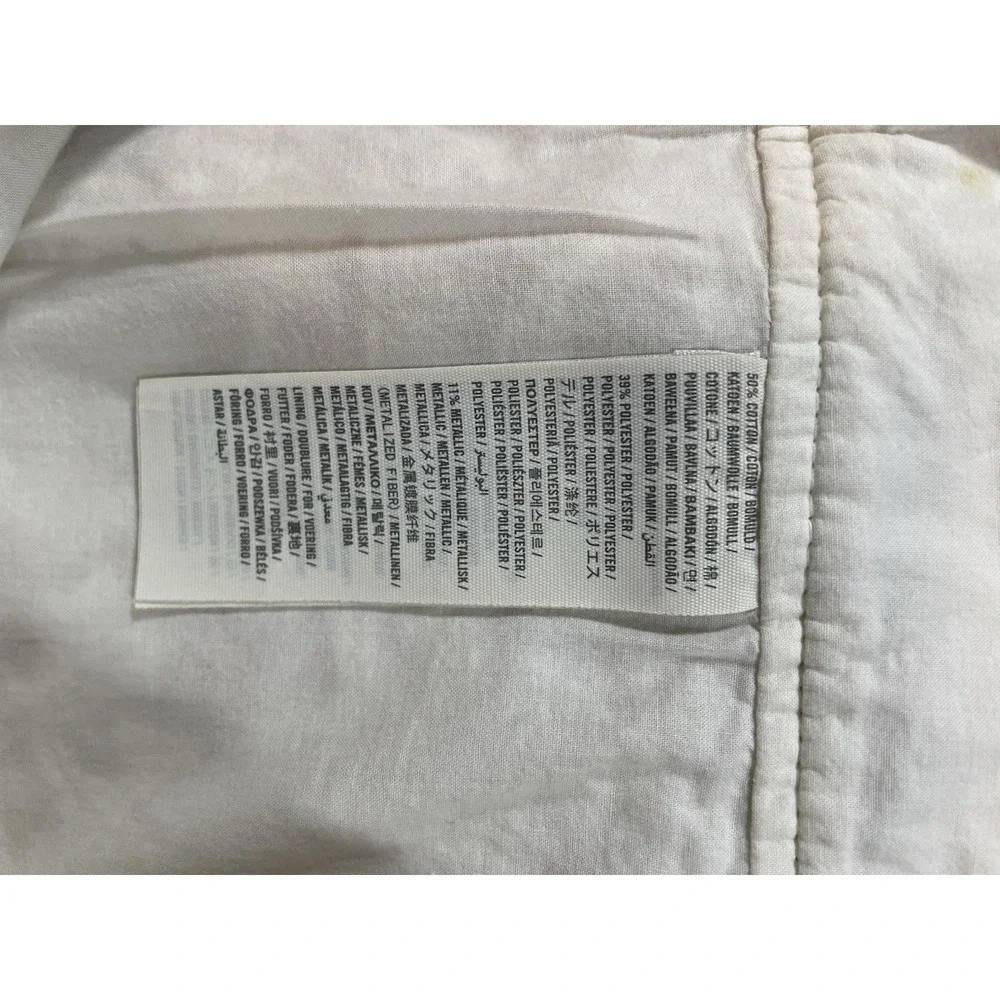 Abercrombie & Fitch Y2K Micro Mini Skirt Metallic Jaquard Vintage Size 0(25)